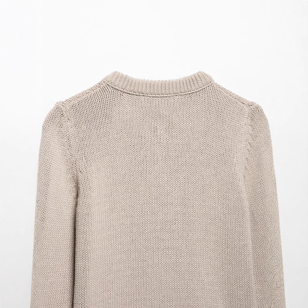 Femme Cozy Rude mønster strikjakke Stilla