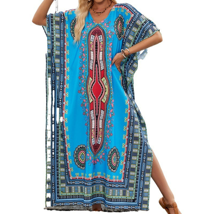 Femme Bohemian Maxi Kjole Stilla