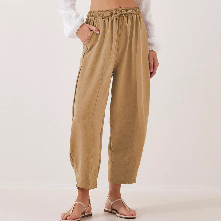 Dame løse sommertights med elastisk talje og praktiske lommer Stilla