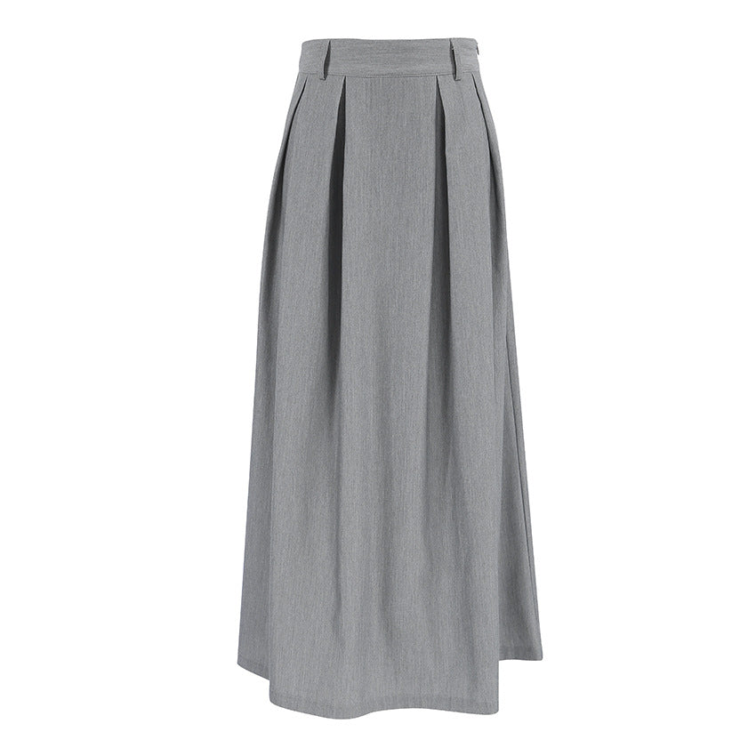 Dame Maxi-nederdel med elegant plissering og trendy taljedesign Stilla