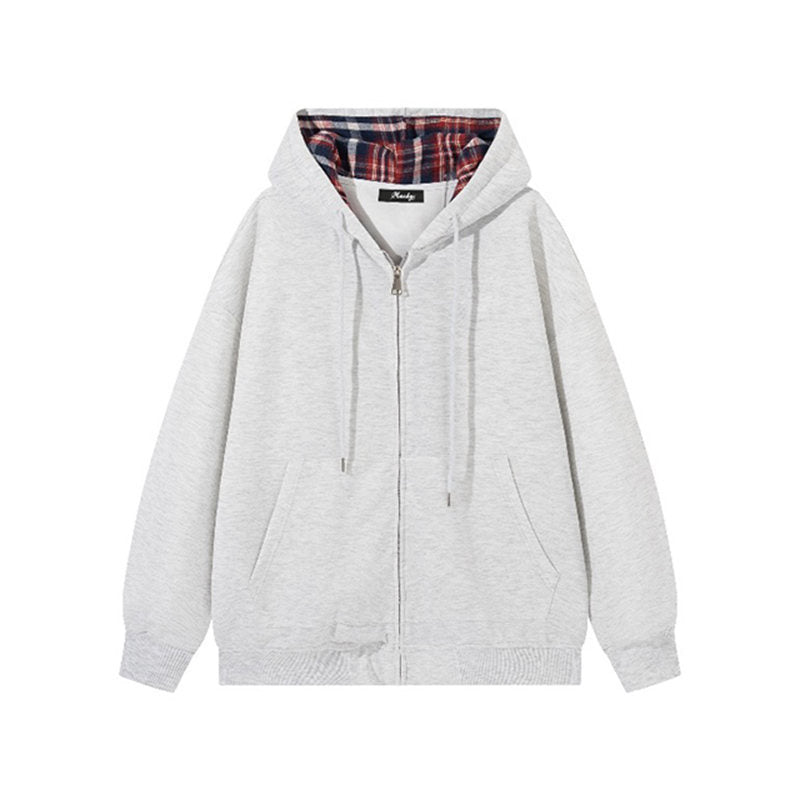 Herre Komfortabel Zip-Hoodie Stilla
