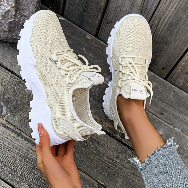 Femme Letvægts Strik Sneakers Stilla