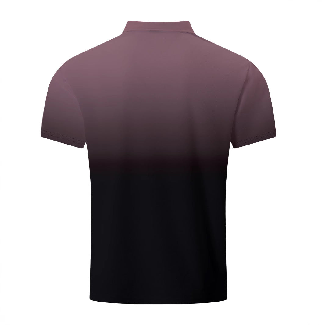 Herre poloshirt med farvegradient Stilla