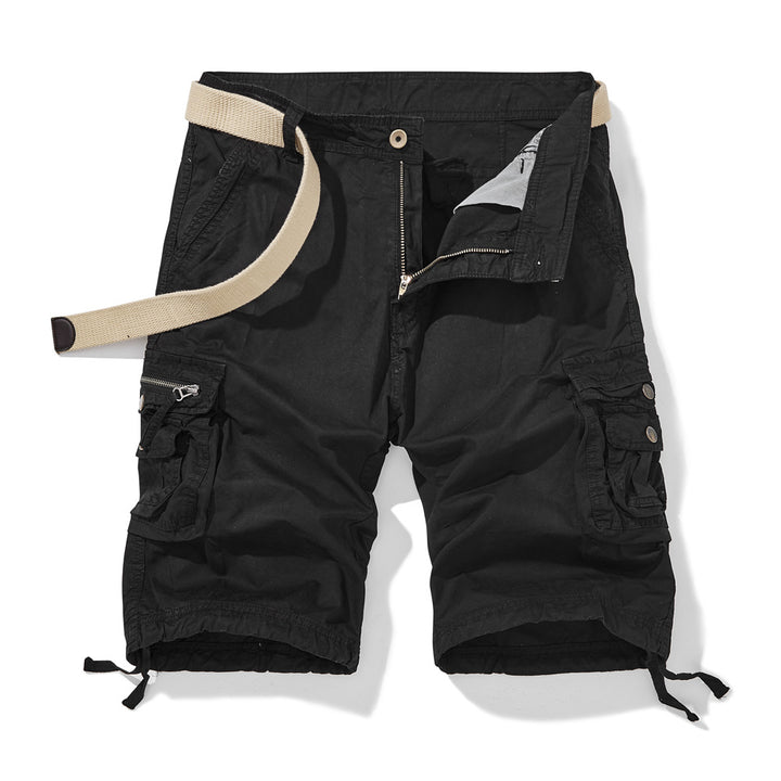 Herrer Cargo-short med alsidige funktionelle lommer og justerbar rem Stilla
