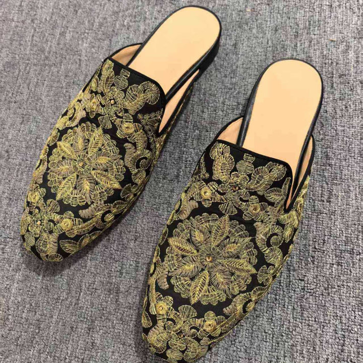 Femme Artisanal Bestickte Mules Stilla