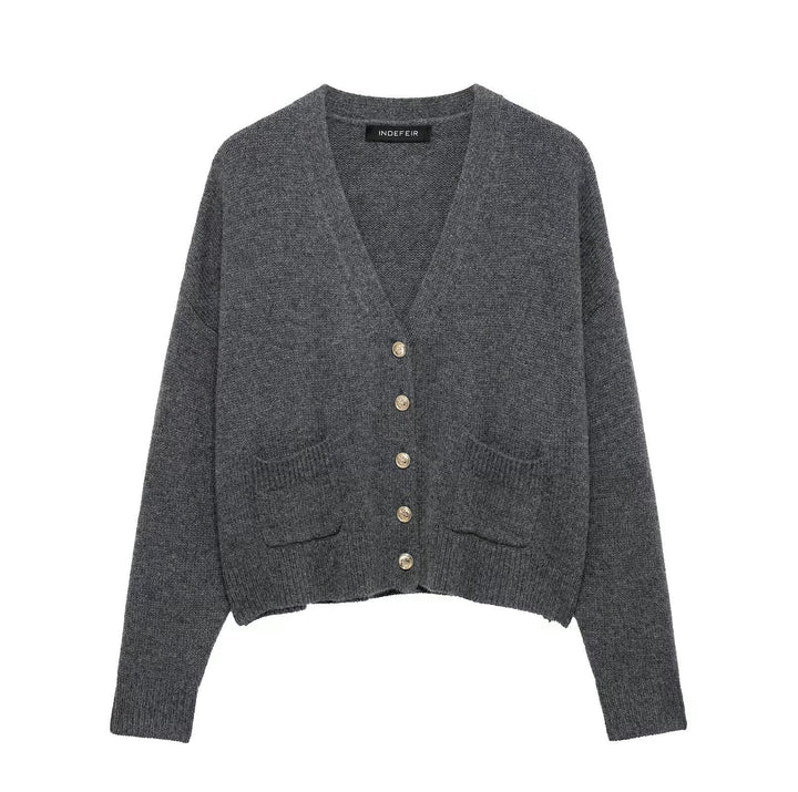 Femme Oversized Knap-up Cardigan Stilla