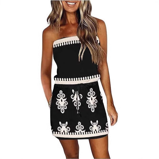 Femme Strapless Mini Kjole Stilla