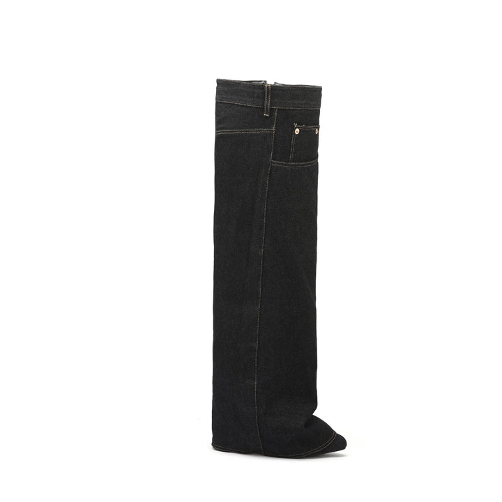 Femme Over-the-Knee Denim Støvler Stilla