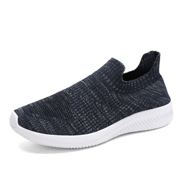 Femme Slip-On åndbare strik-sneakers Stilla