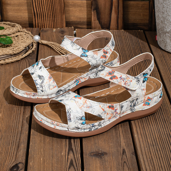 Damer Komfortable Sandaler med blomstermønster Stilla