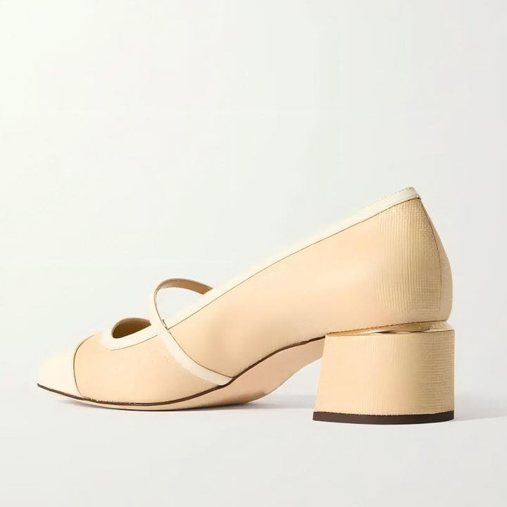 Femme High-Heel Mary Jane pumps med elegant rem-detalje Stilla