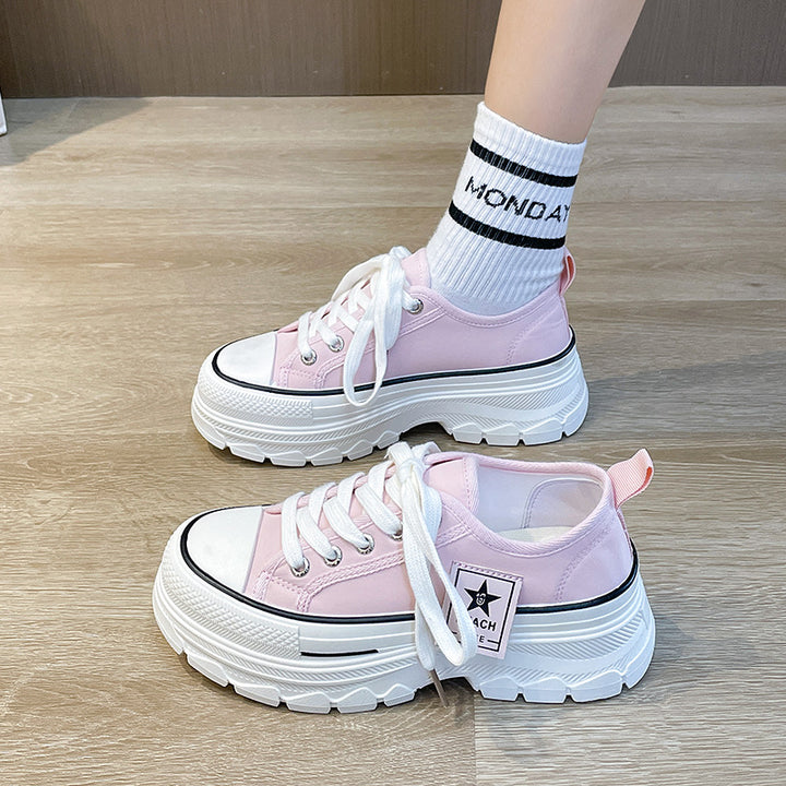 Dame Chunky Sneakers med ekstrastor profilsohle og legende design Stilla