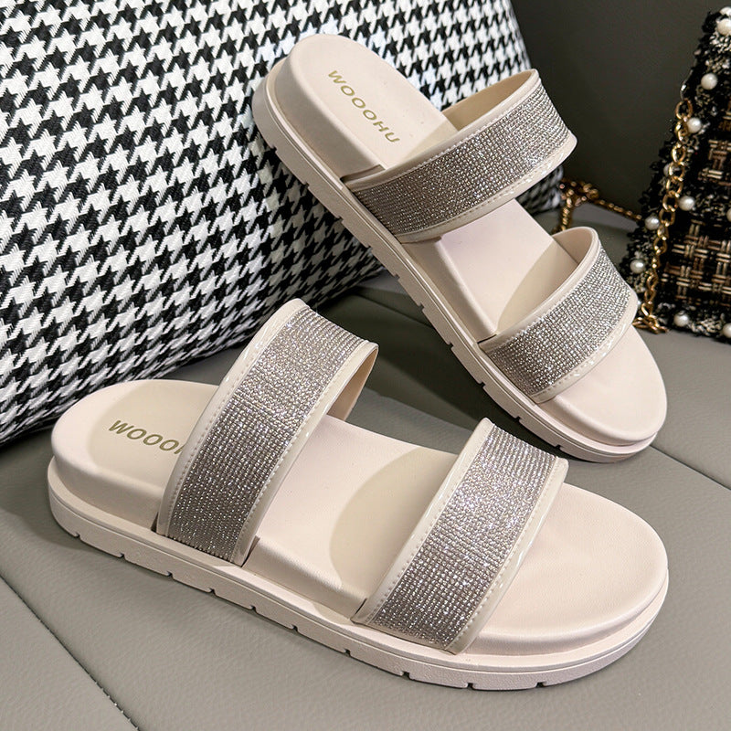 Dame Komfortable og elegante Sandaler med glitrende udsmykninger Stilla
