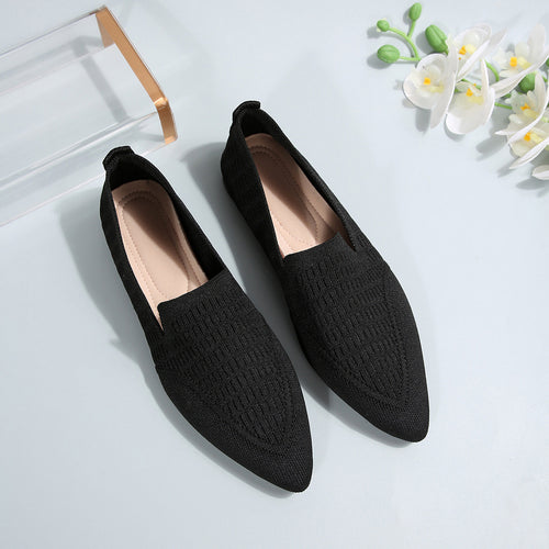 Dame Teksturerede Slipper Loafers Stilla