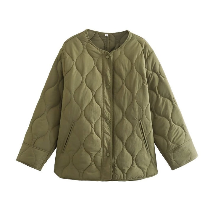 Femme quiltede oversized pufferjakke Stilla