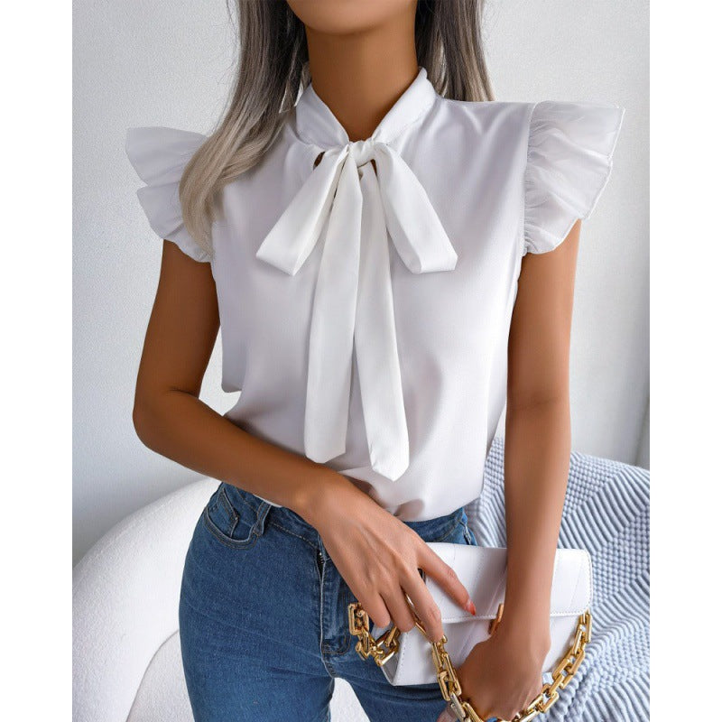 Femme elegant Sløjfebluse Stilla