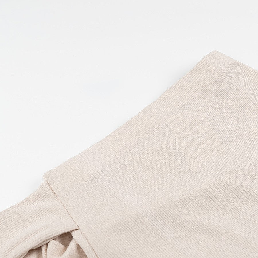 Dame nederdel med sideknude og elegant drapering Stilla