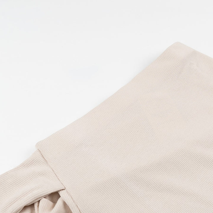 Dame nederdel med sideknude og elegant drapering Stilla