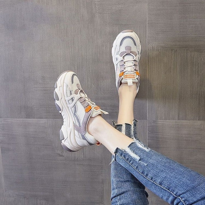 Dame Sporty Sneakers med professionel dæmpningsteknologi og åndbart mesh-oberflade Stilla