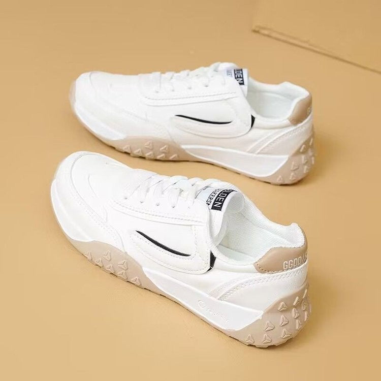 Dame sporty sneakers i elegant retro-stil med stabil sål Stilla