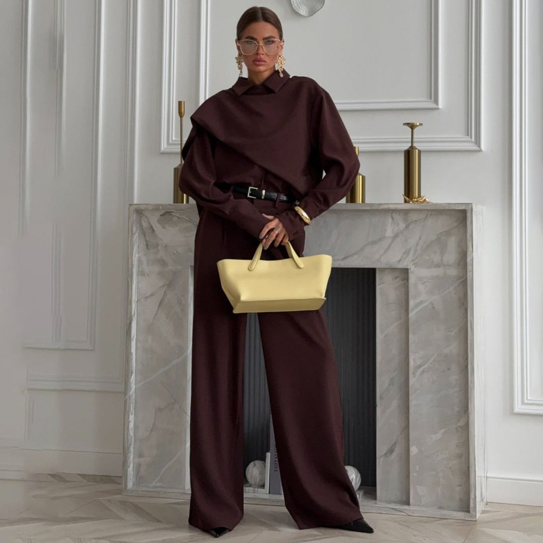 Dame Elegant Overall med Casual Krave Stilla