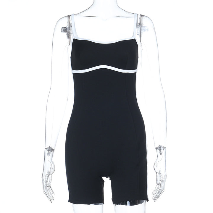 Dame Sporty Jumpsuit med Racerback og komprimerende egenskaber Skovae