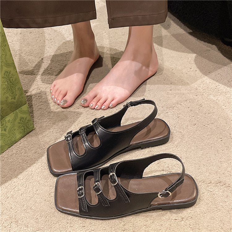 Dame Sandaler med justerbart remdesign og ergonomisk fodbæd Stilla