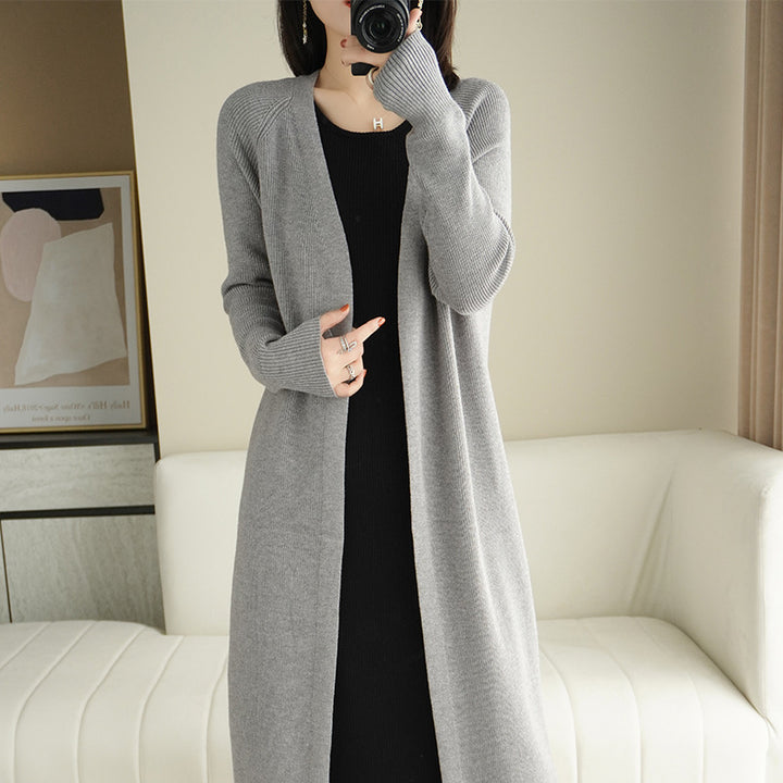 Dame Komfortabel Strikket Cardigan Stilla