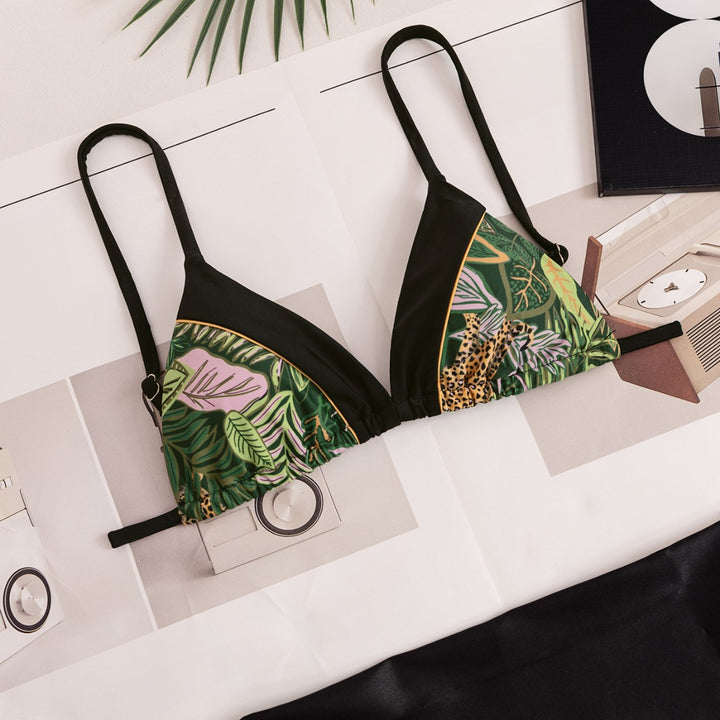 Dame Triangle-bikini med slidstærkt og moderne design Skovae