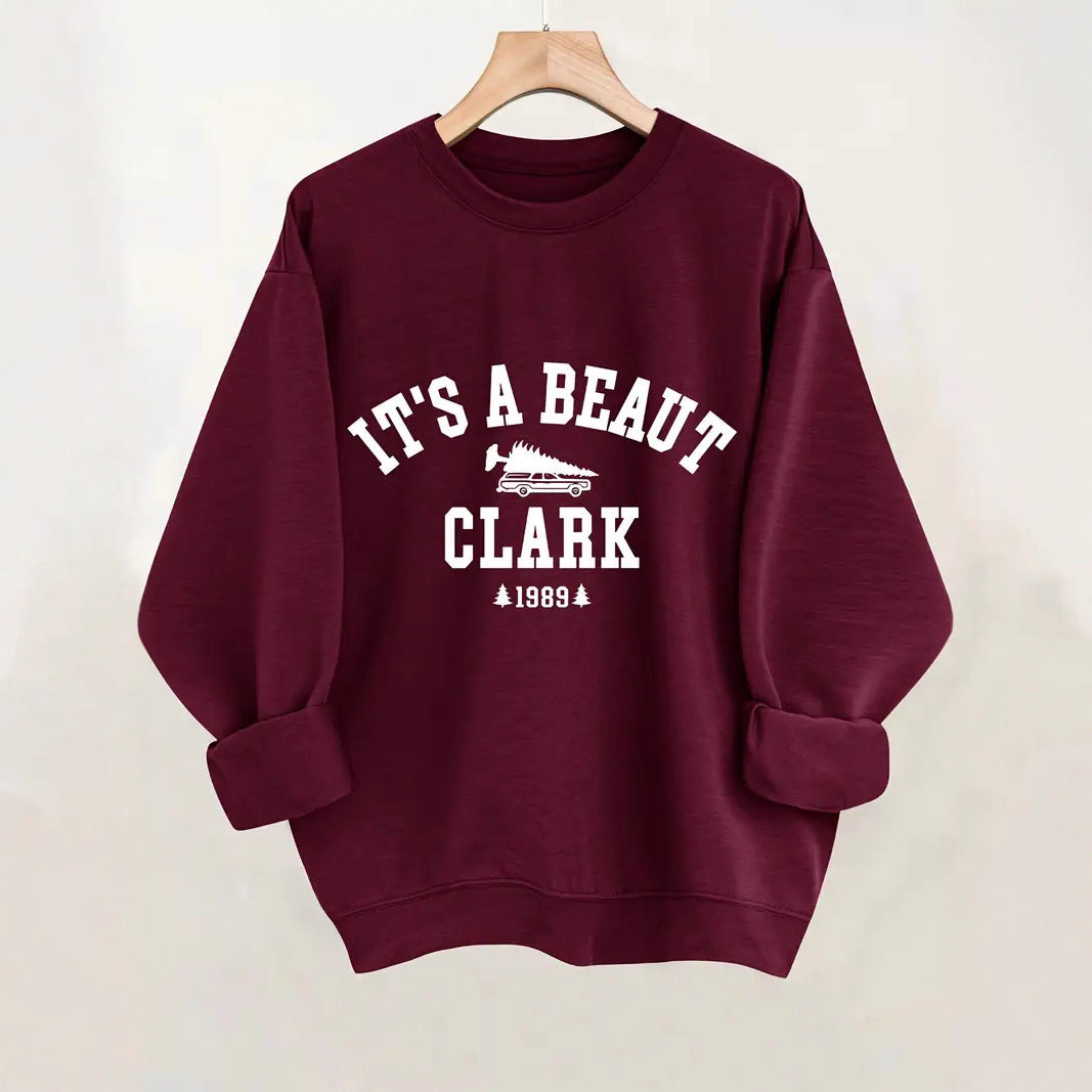 Kvinders sweatshirt med casual tekst og komfortabel pasform Stilla