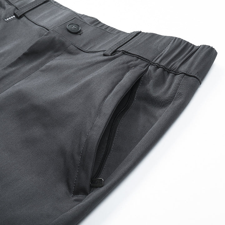 Herrer mode Chino-bukser med elastisk talje og sidelommer Stilla