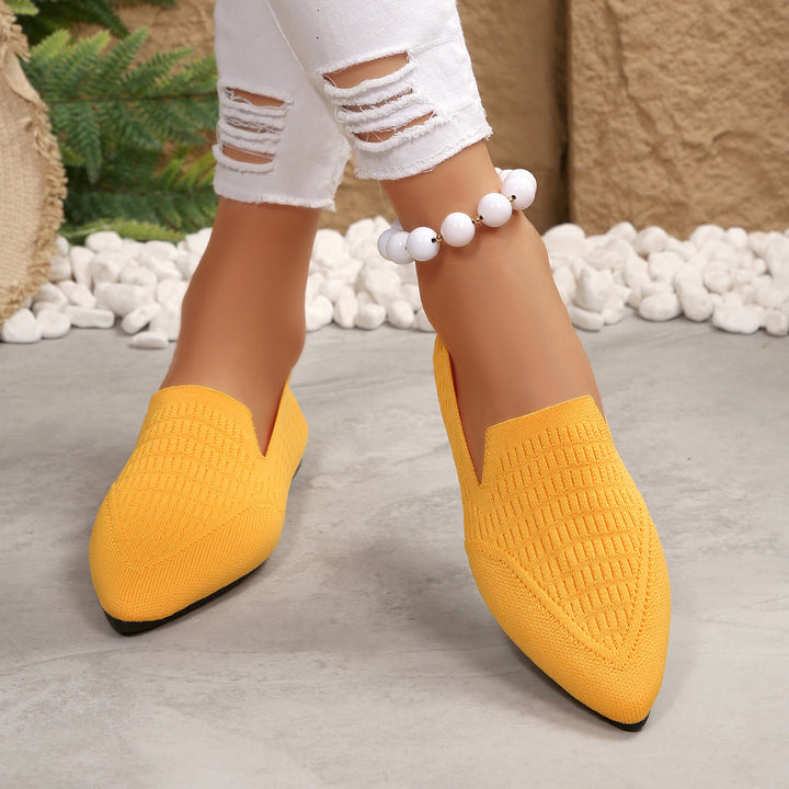 Dame Teksturerede Slipper Loafers Stilla