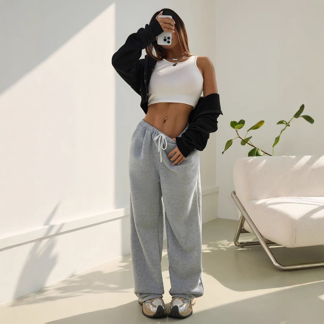 Kvindernes komfortable sweatpants med en afslappet skæring og sidelommer Stilla