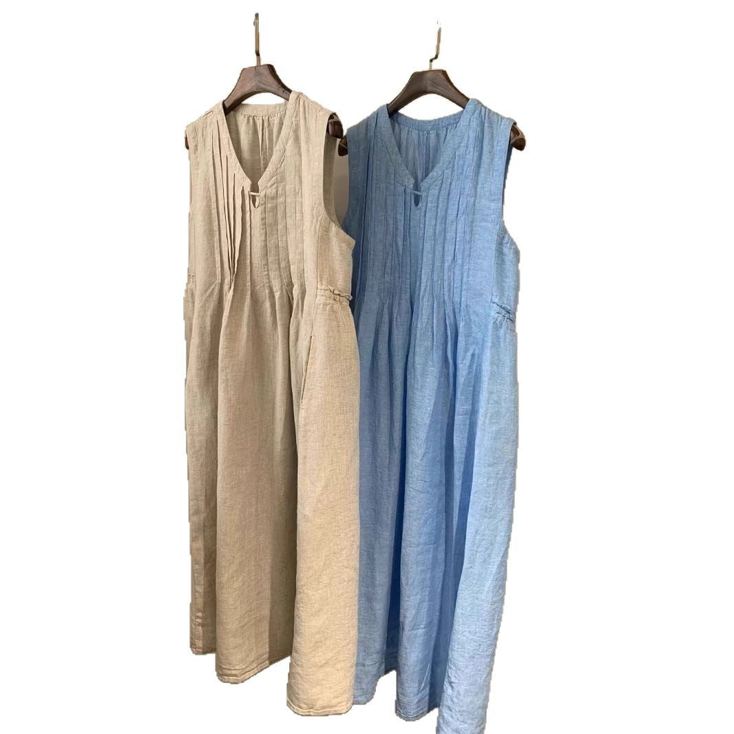 Femme Loungewear Plisse Maxi Kjole Stilla