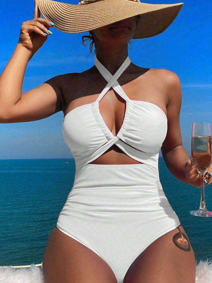 Dame Halter-badedragt Stilla