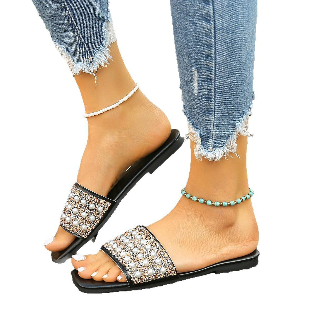 Dame Dekoreret Slide Sandaler Stilla