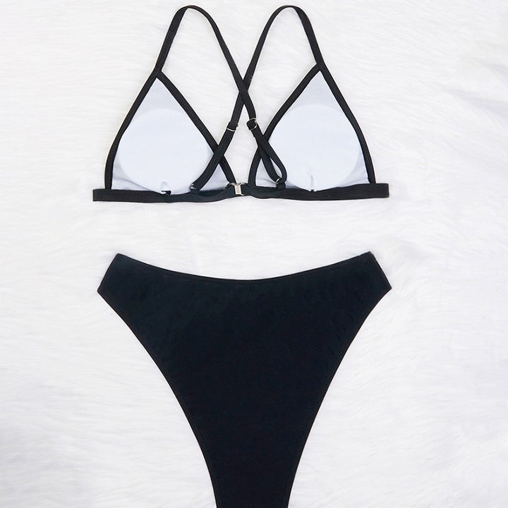 Femme Trekant-Bikini-Sæt med justerbare stropper Stilla
