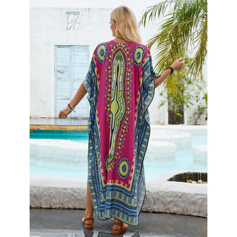 Femme Bohemian Maxi Kjole Stilla