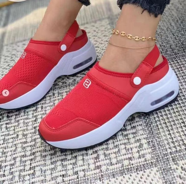 Dame Behagelige Slip-On Sneakers med åndbart Overmateriale og ergonomisk Sål Stilla