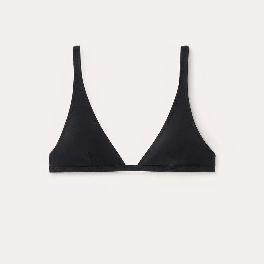 Dame triangel-bikini top med justerbare stropper Skovae