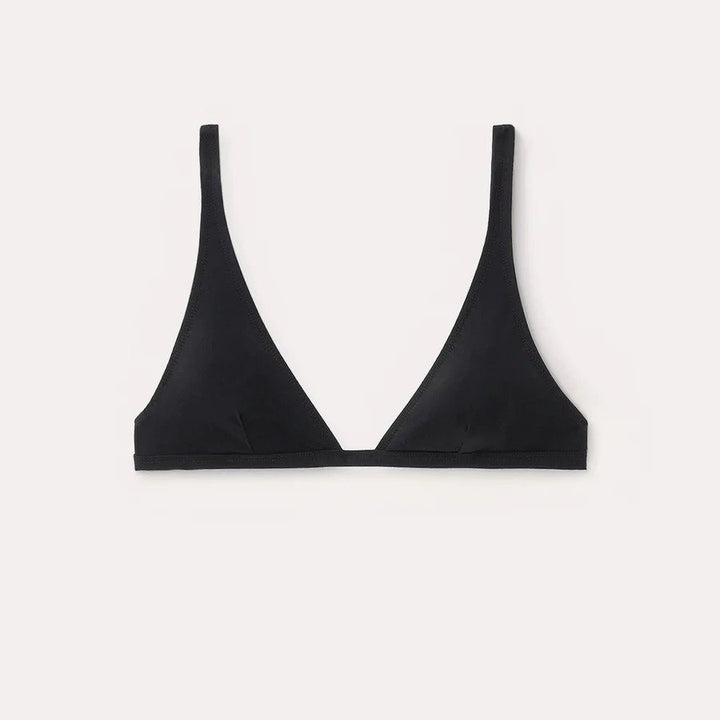 Dame triangel-bikini top med justerbare stropper Skovae