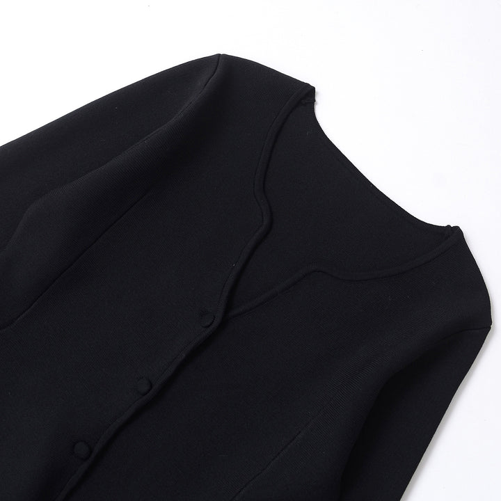 Femme Skåret Peplum Cardigan Stilla