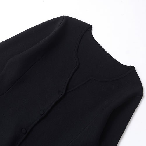 Femme Skåret Peplum Cardigan Stilla
