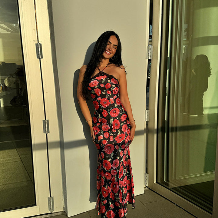 Dame Floral Maxi Kjole Stilla 1751522050