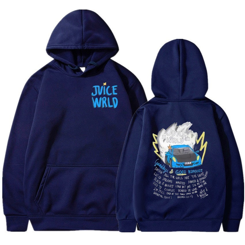 Kvinders hoodie med livligt graffiti-design og behagelig pasform Skovae