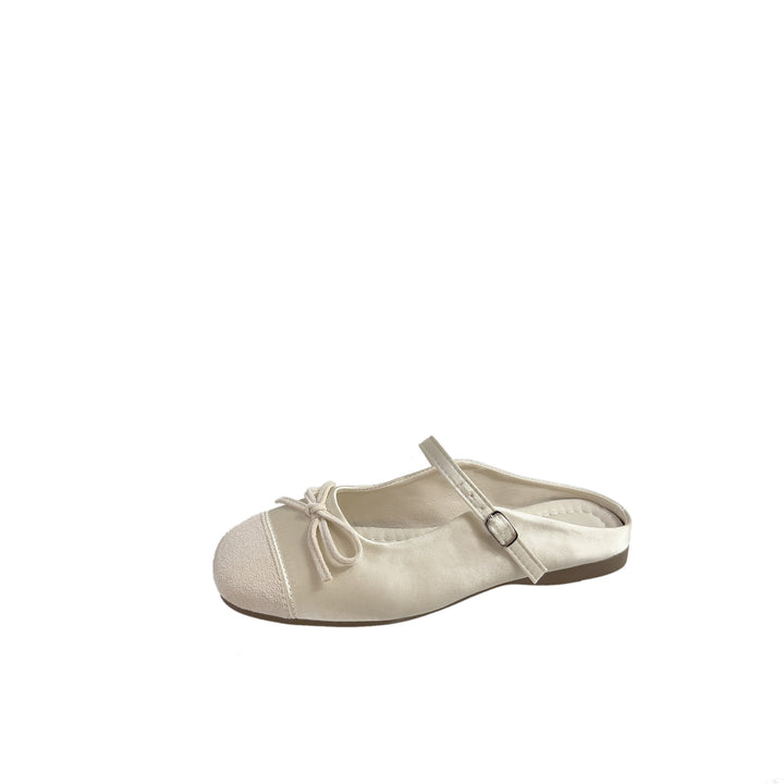 Femme Elegante Slingback Ballerinaer med Sløjfeakcent Stilla