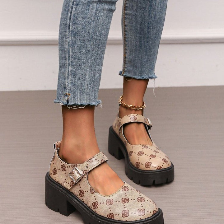 Dame Elegant og komfortabel Riemchen-sandaler med moderigtige mønster Stilla