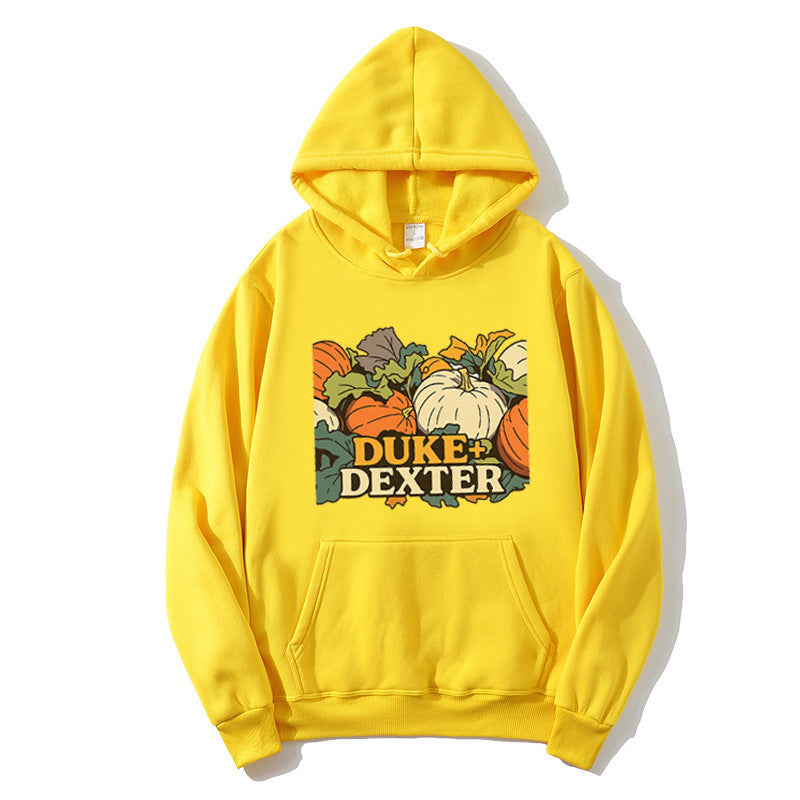 Kvinders hoodie med muntert græskar motiv Skovae