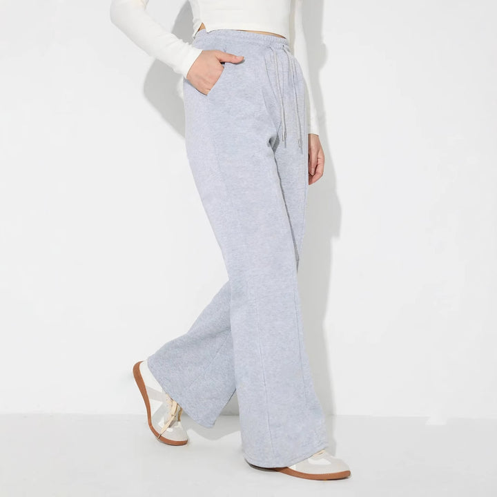 Kvinders løse casual bukser i urban stil med elastisk talje og praktiske lommer Stilla