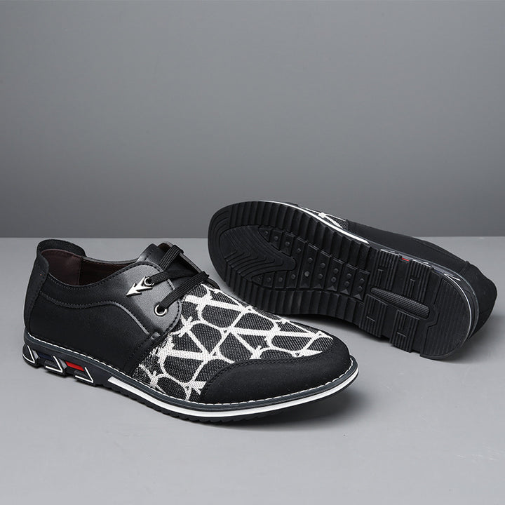 Herrer moderne mønstrede fritidssneakers Stilla